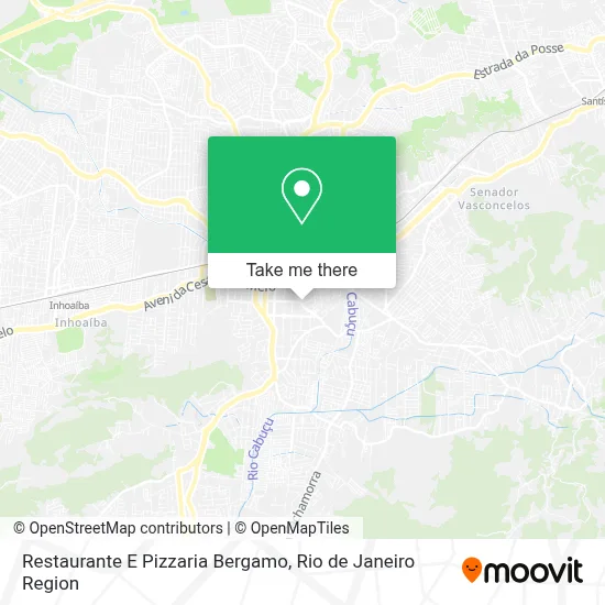 Restaurante E Pizzaria Bergamo map