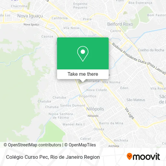 Colégio Curso Pec map