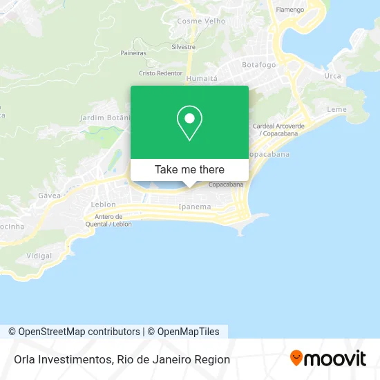 Orla Investimentos map