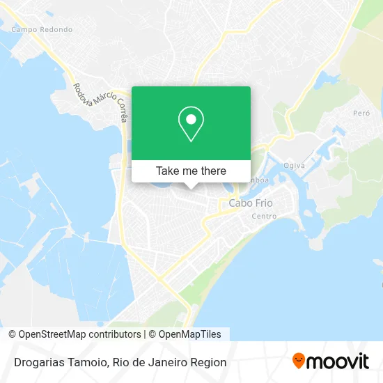 Drogarias Tamoio map