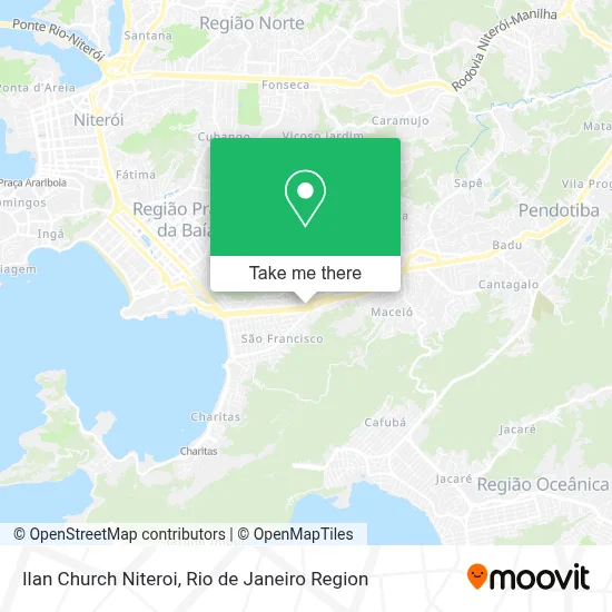 Ilan Church Niteroi map