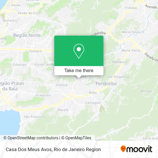 Casa Dos Meus Avos map