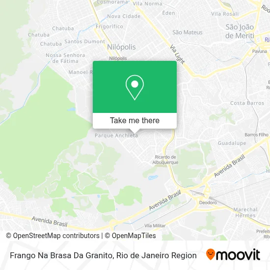 Frango Na Brasa Da Granito map
