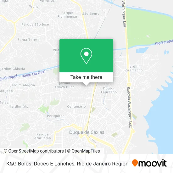 K&G Bolos, Doces E Lanches map