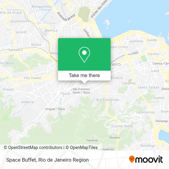 Space Buffet map