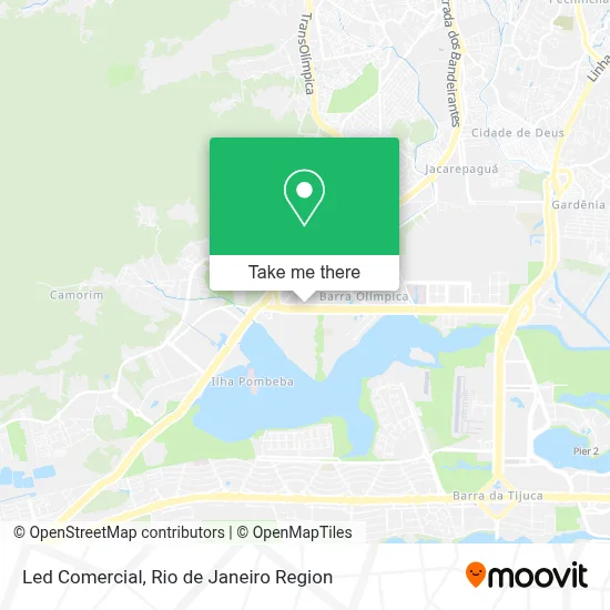 Led Comercial map