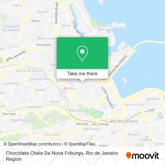 Chocolate Chale De Nova Friburgo map