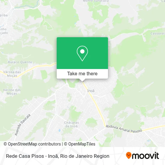 Rede Casa Pisos - Inoã map