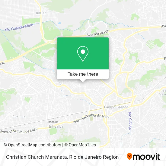 Christian Church Maranata map