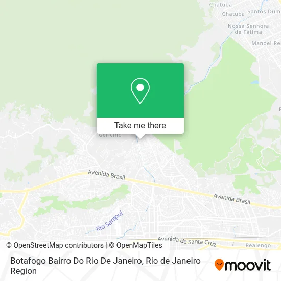 Botafogo Bairro Do Rio De Janeiro map