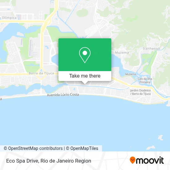 Eco Spa Drive map
