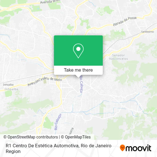 R1 Centro De Estética Automotiva map