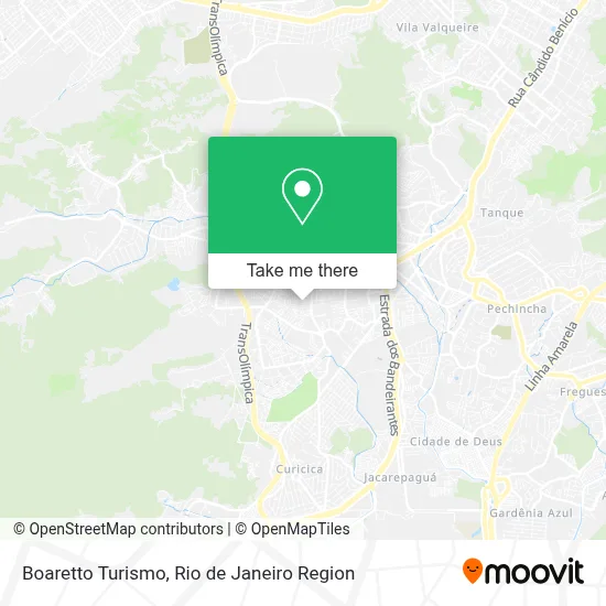 Boaretto Turismo map