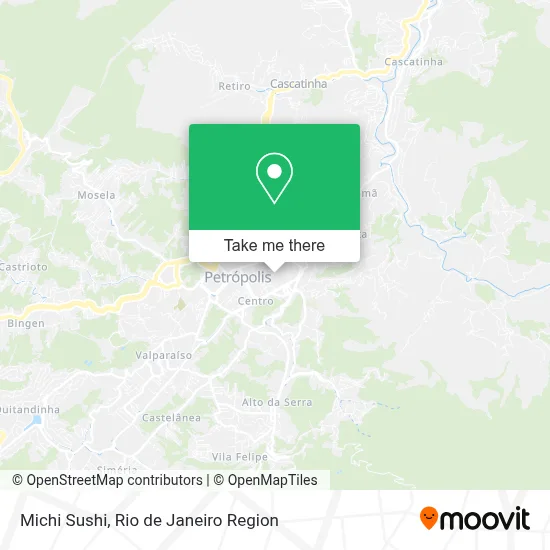 Michi Sushi map