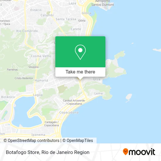 Botafogo Store map