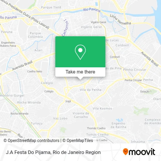 J.A Festa Do Pijama map