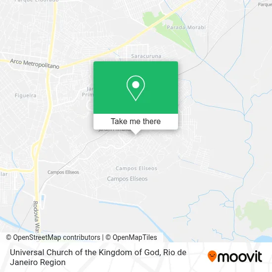 Igreja Universal Do Reino De Deus map