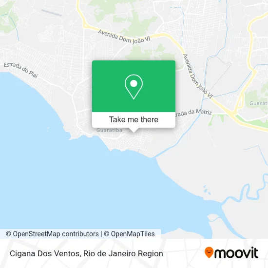 Cigana Dos Ventos map