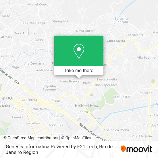 Genesis Informática Powered by F21 Tech map