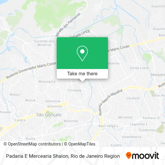 Padaria E Mercearia Shalon map