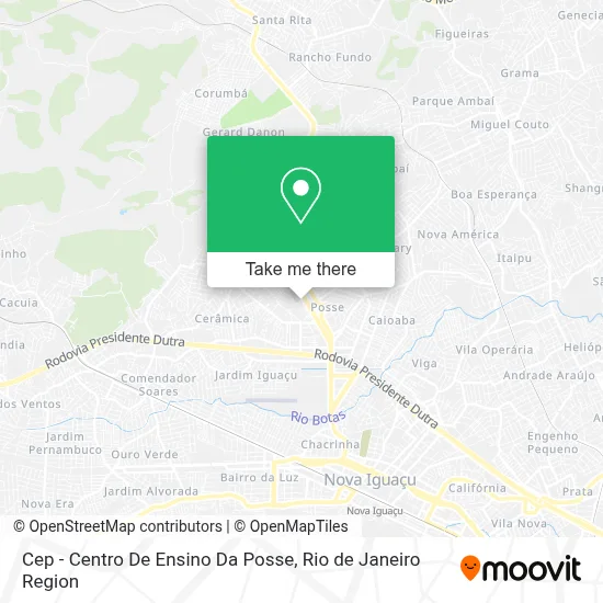 Cep - Centro De Ensino Da Posse map
