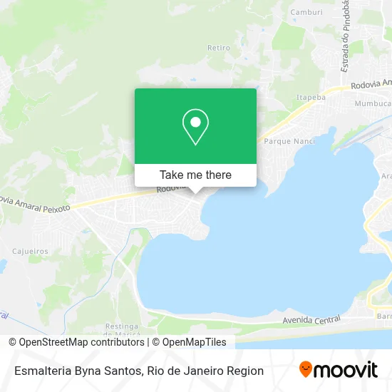 Esmalteria Byna Santos map