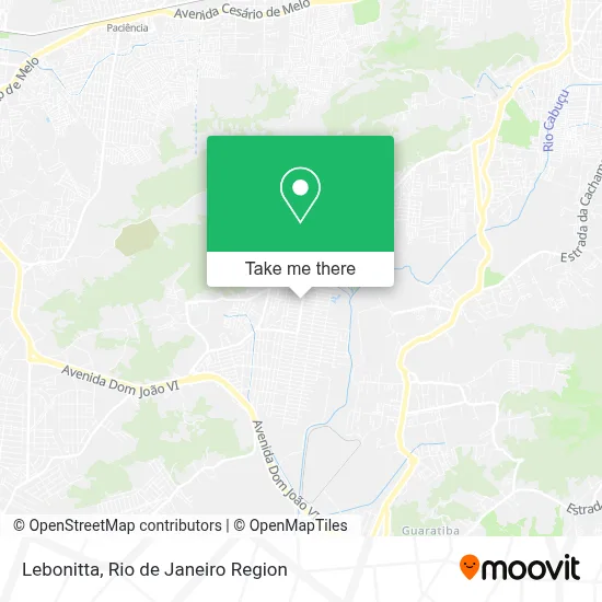 Lebonitta map