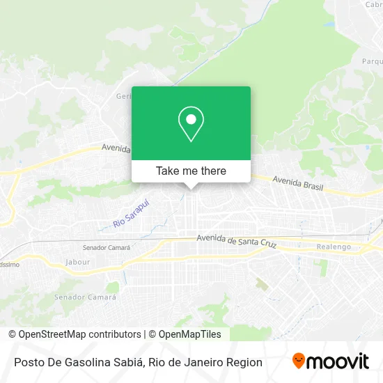 Posto De Gasolina Sabiá map