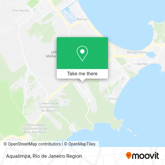 Aqualimpa map