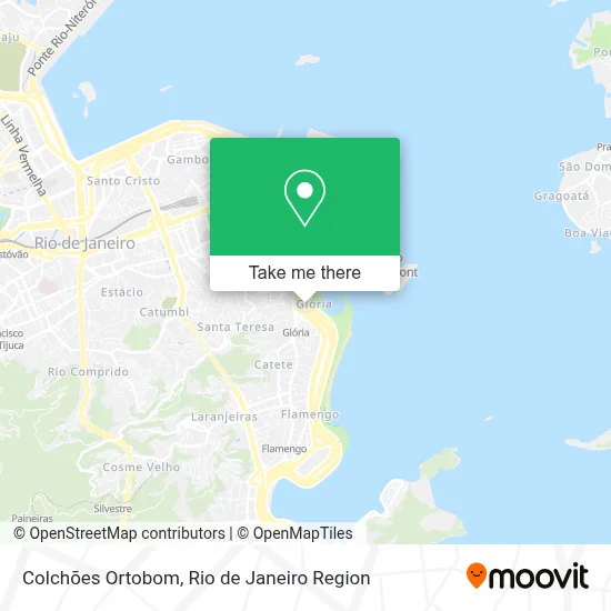 Colchões Ortobom map