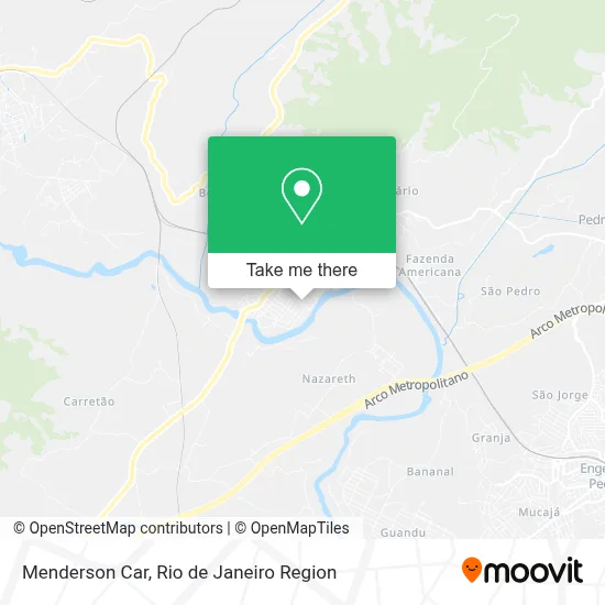 Menderson Car map