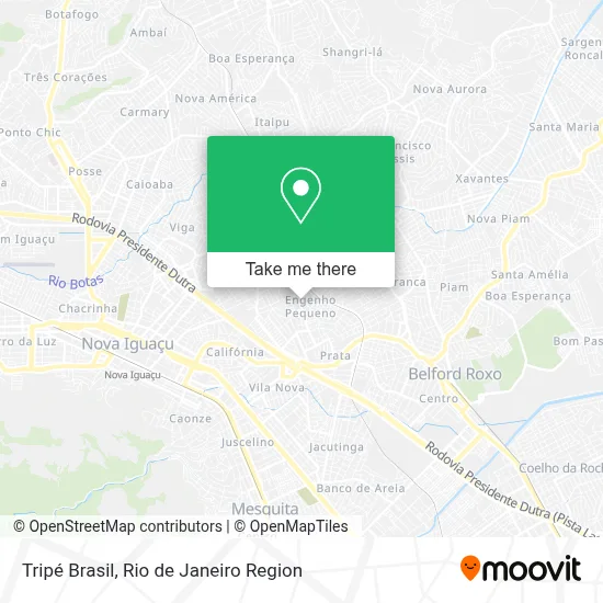 Tripé Brasil map