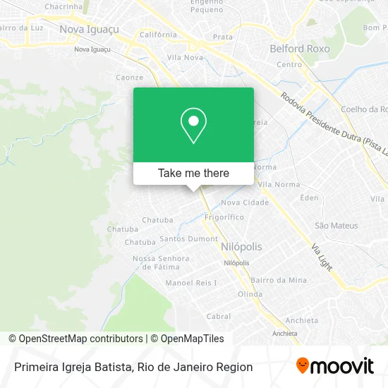 Primeira Igreja Batista map