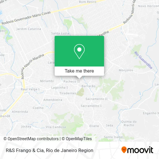 R&S Frango & Cia map