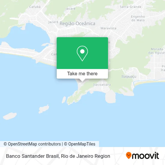 Banco Santander Brasil map