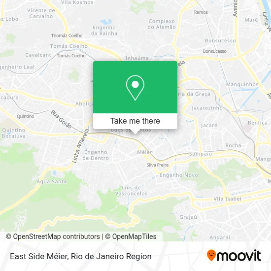 East Side Méier map