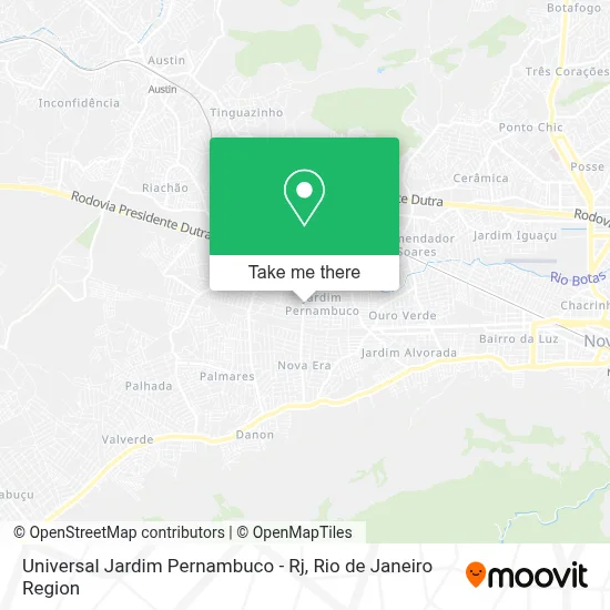 Universal Jardim Pernambuco - Rj map