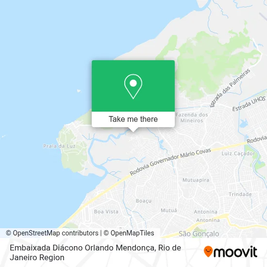 Embaixada Diácono Orlando Mendonça map