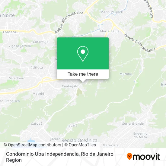 Condominio Uba Independencia map