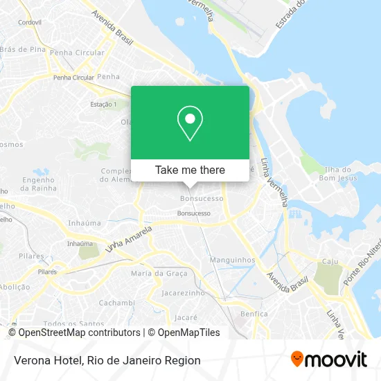 Hotel Verona map
