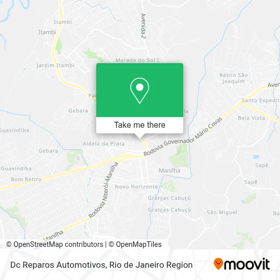 Dc Reparos Automotivos map