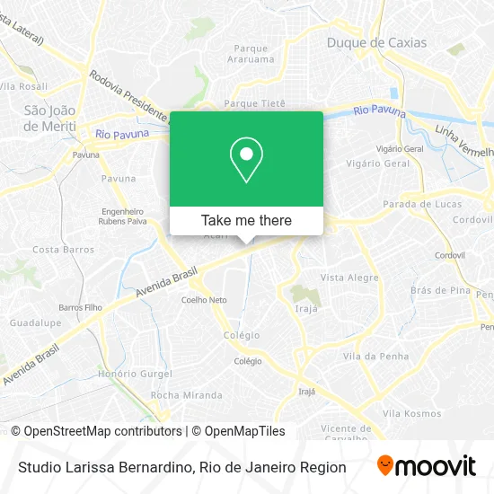 Studio Larissa Bernardino map