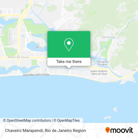 Chaveiro Marapendi map