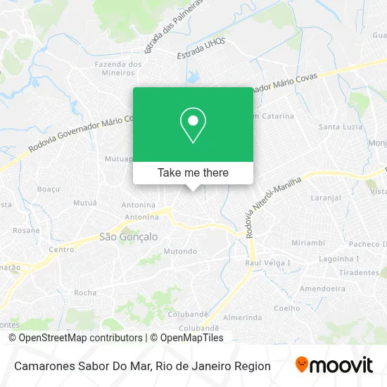 Camarones Sabor Do Mar map