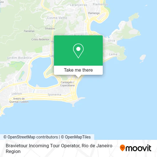 Bravietour Incoming Tour Operator map