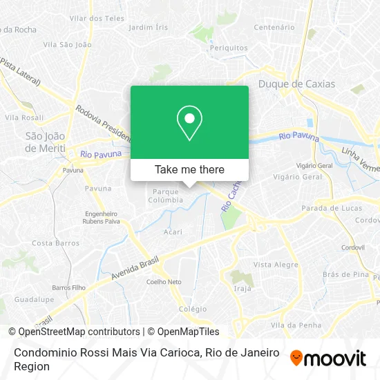 Condominio Rossi Mais Via Carioca map