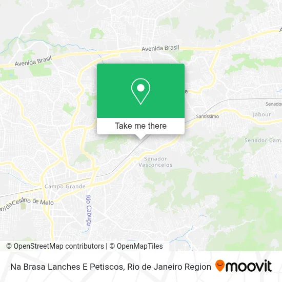 Na Brasa Lanches E Petiscos map