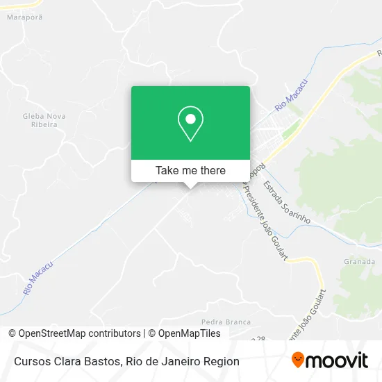 Cursos Clara Bastos map