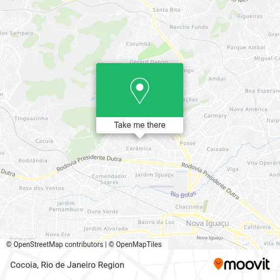 Cocoia map