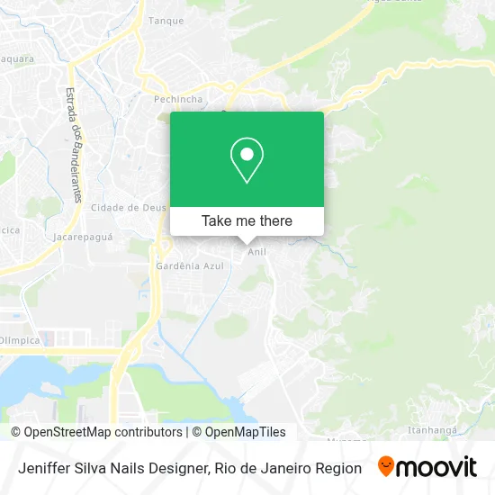 Jeniffer Silva Nails Designer map